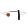 Wood and Stone Cuff Bracelet - Barse Jewelry