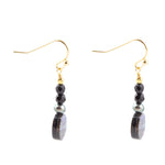 Xavier Abalone Onyx Earrings - Barse Jewelry