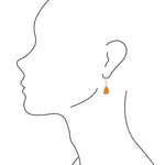 Yellow Quartz and Bronze Earrings - Barse Jewelry